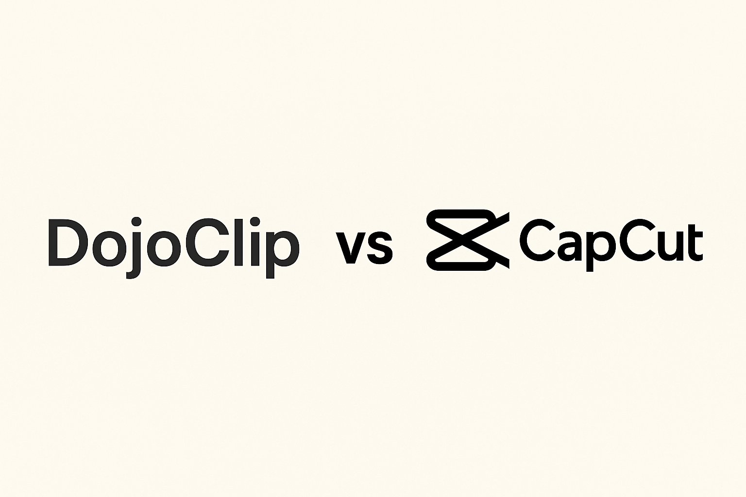 DojoClip vs CapCut: The Subtitle Tool That Just Works