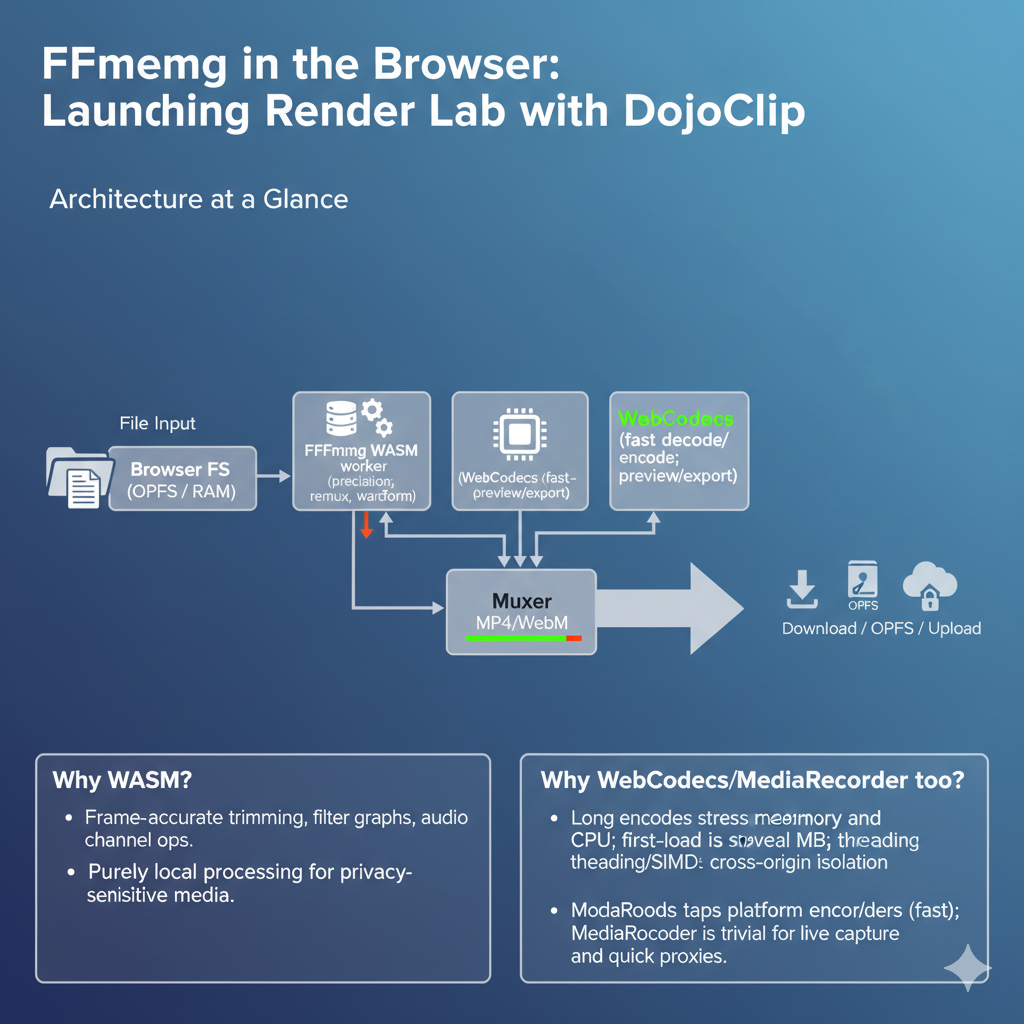 FFmpeg in the Browser: Launching Render Lab with DojoClip (Technical Deep Dive)