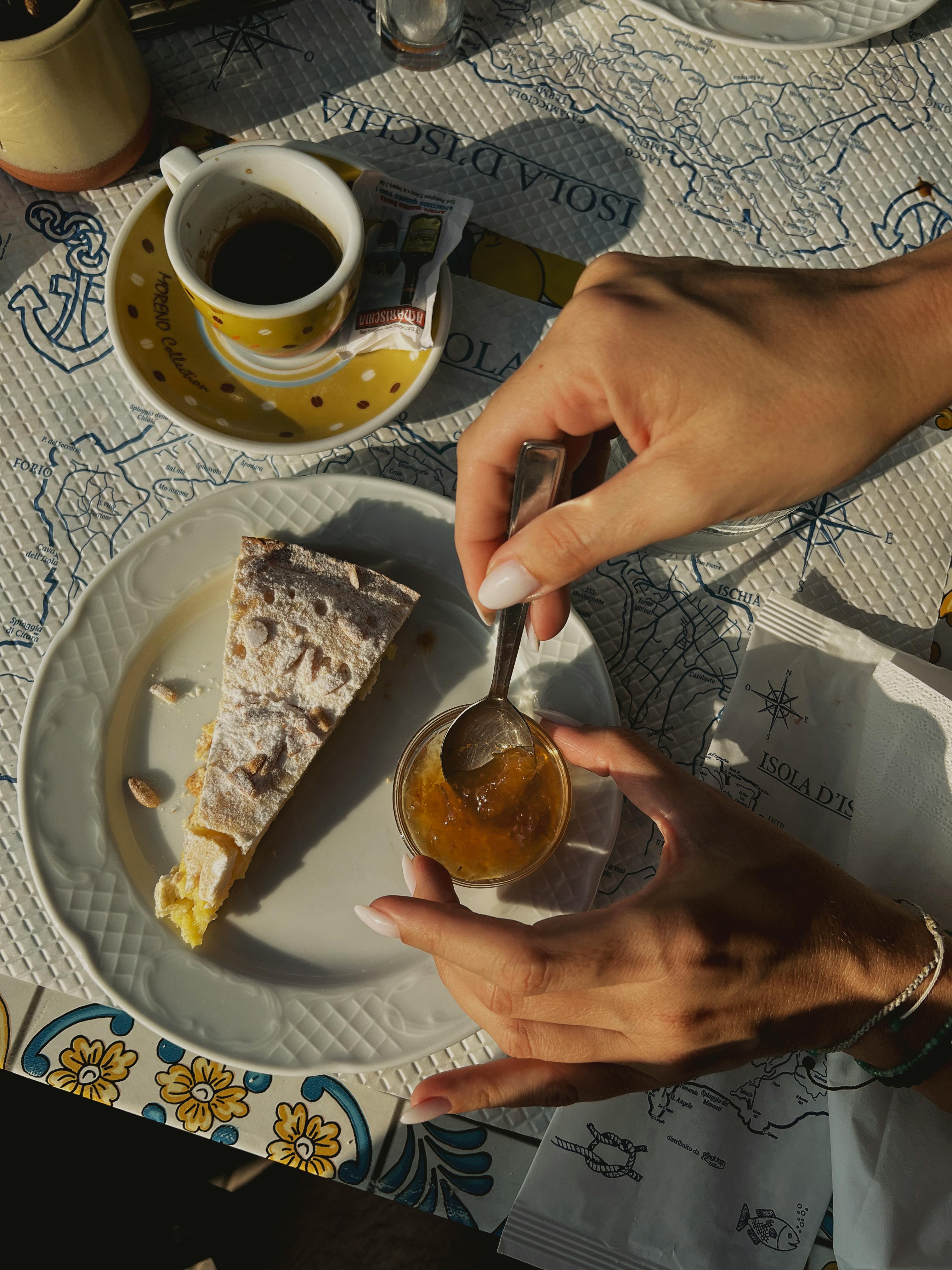 Sunlit Morning Café